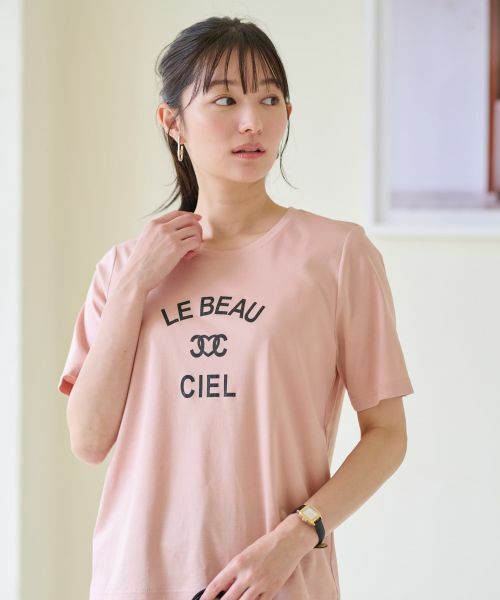 CARA O CRUZ / キャラ・オ・クルス Tシャツ | 【汗じみ防止 洗える】ロゴＴシャツ【CoC by CARA O CRUZ】 | 詳細1