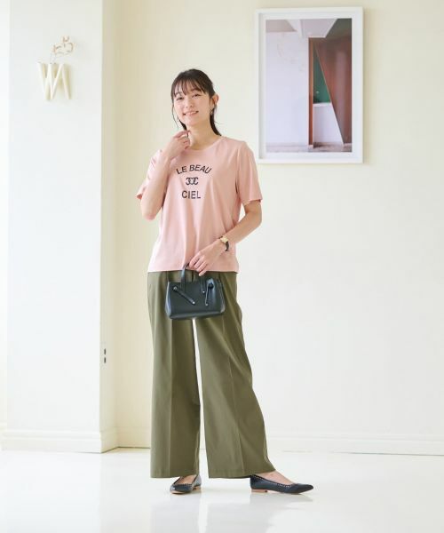 CARA O CRUZ / キャラ・オ・クルス Tシャツ | 【汗じみ防止 洗える】ロゴＴシャツ【CoC by CARA O CRUZ】 | 詳細11