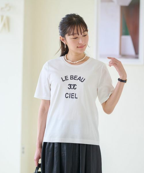 CARA O CRUZ / キャラ・オ・クルス Tシャツ | 【汗じみ防止 洗える】ロゴＴシャツ【CoC by CARA O CRUZ】 | 詳細13