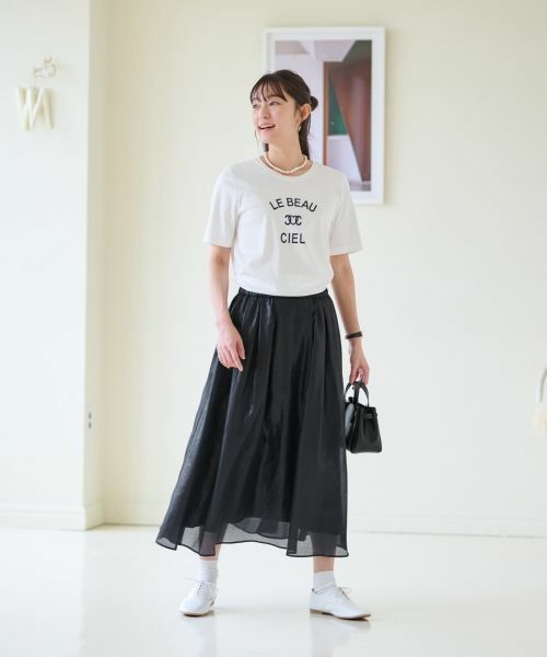 CARA O CRUZ / キャラ・オ・クルス Tシャツ | 【汗じみ防止 洗える】ロゴＴシャツ【CoC by CARA O CRUZ】 | 詳細17