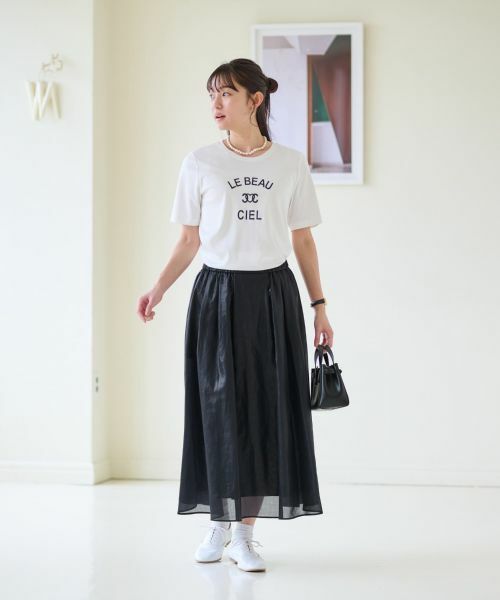 CARA O CRUZ / キャラ・オ・クルス Tシャツ | 【汗じみ防止 洗える】ロゴＴシャツ【CoC by CARA O CRUZ】 | 詳細18