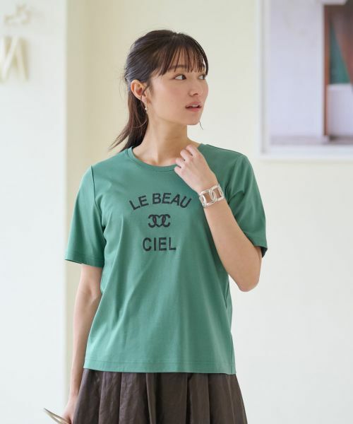 CARA O CRUZ / キャラ・オ・クルス Tシャツ | 【汗じみ防止 洗える】ロゴＴシャツ【CoC by CARA O CRUZ】 | 詳細21