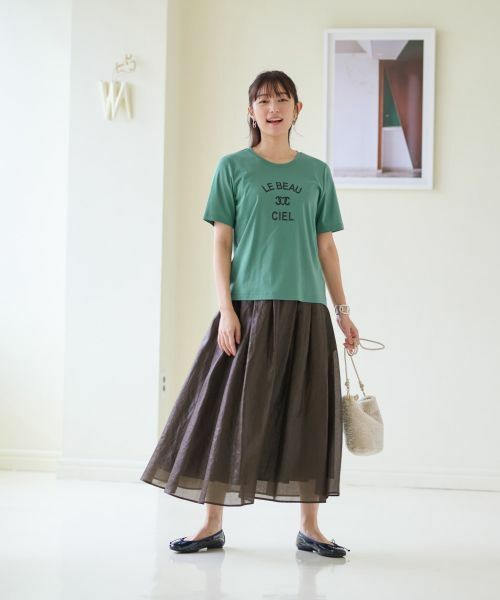 CARA O CRUZ / キャラ・オ・クルス Tシャツ | 【汗じみ防止 洗える】ロゴＴシャツ【CoC by CARA O CRUZ】 | 詳細22