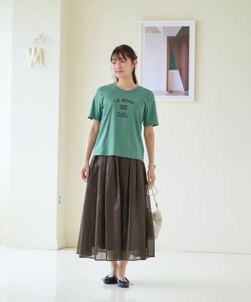 CARA O CRUZ / キャラ・オ・クルス Tシャツ | 【汗じみ防止 洗える】ロゴＴシャツ【CoC by CARA O CRUZ】 | 詳細23