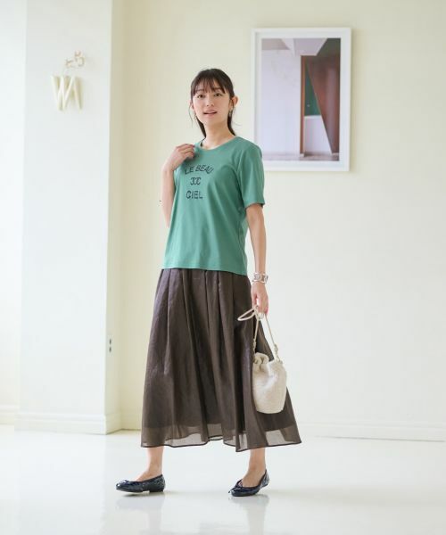 CARA O CRUZ / キャラ・オ・クルス Tシャツ | 【汗じみ防止 洗える】ロゴＴシャツ【CoC by CARA O CRUZ】 | 詳細24