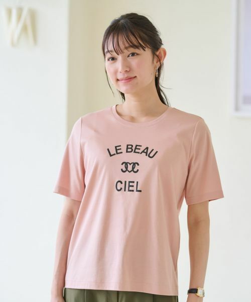 CARA O CRUZ / キャラ・オ・クルス Tシャツ | 【汗じみ防止 洗える】ロゴＴシャツ【CoC by CARA O CRUZ】 | 詳細3