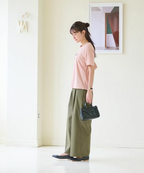 CARA O CRUZ / キャラ・オ・クルス Tシャツ | 【汗じみ防止 洗える】ロゴＴシャツ【CoC by CARA O CRUZ】 | 詳細6