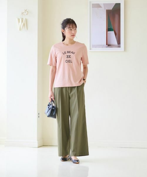 CARA O CRUZ / キャラ・オ・クルス Tシャツ | 【汗じみ防止 洗える】ロゴＴシャツ【CoC by CARA O CRUZ】 | 詳細8