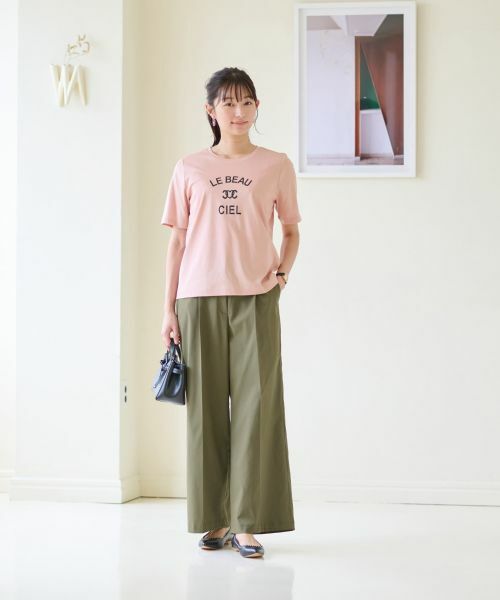 CARA O CRUZ / キャラ・オ・クルス Tシャツ | 【汗じみ防止 洗える】ロゴＴシャツ【CoC by CARA O CRUZ】 | 詳細9