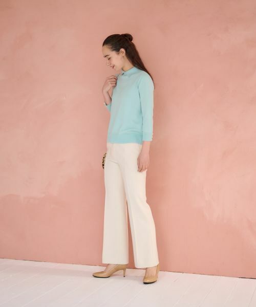 CARA O CRUZ / キャラ・オ・クルス ニット・セーター | 洗える衿付きニット【CoC by CARA O CRUZ】 | 詳細14