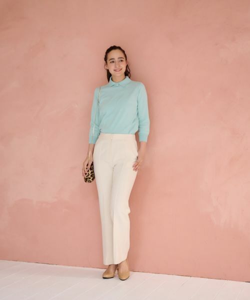 CARA O CRUZ / キャラ・オ・クルス ニット・セーター | 洗える衿付きニット【CoC by CARA O CRUZ】 | 詳細16