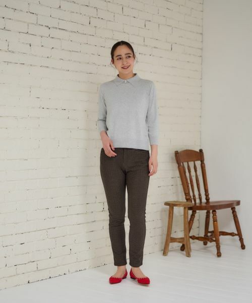 CARA O CRUZ / キャラ・オ・クルス ニット・セーター | 洗える衿付きニット【CoC by CARA O CRUZ】 | 詳細19