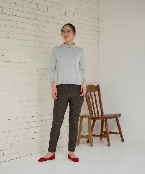 CARA O CRUZ / キャラ・オ・クルス ニット・セーター | 洗える衿付きニット【CoC by CARA O CRUZ】 | 詳細21