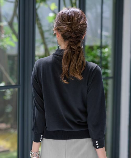 CARA O CRUZ / キャラ・オ・クルス ニット・セーター | 洗える衿付きニット【CoC by CARA O CRUZ】 | 詳細26