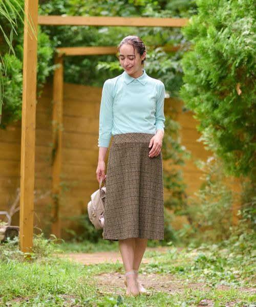 CARA O CRUZ / キャラ・オ・クルス ニット・セーター | 洗える衿付きニット【CoC by CARA O CRUZ】 | 詳細6