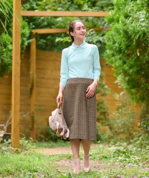 CARA O CRUZ / キャラ・オ・クルス ニット・セーター | 洗える衿付きニット【CoC by CARA O CRUZ】 | 詳細8