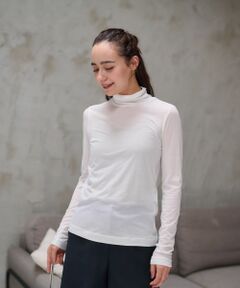 CARA O CRUZ / キャラ・オ・クルス カットソー | 洗えるタートルネックメッシュカットソー【CoC by CARA O CRUZ】