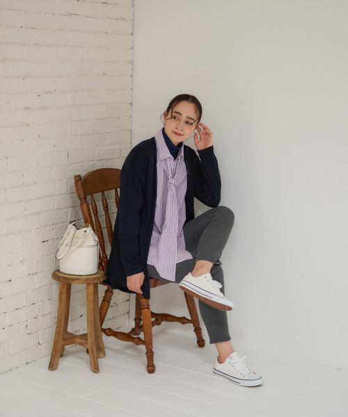 CARA O CRUZ / キャラ・オ・クルス カットソー | 洗えるタートルネックメッシュカットソー【CoC by CARA O CRUZ】 | 詳細11