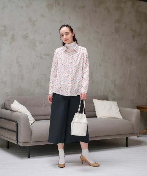 CARA O CRUZ / キャラ・オ・クルス カットソー | 洗えるタートルネックメッシュカットソー【CoC by CARA O CRUZ】 | 詳細17