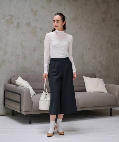 CARA O CRUZ / キャラ・オ・クルス カットソー | 洗えるタートルネックメッシュカットソー【CoC by CARA O CRUZ】 | 詳細21