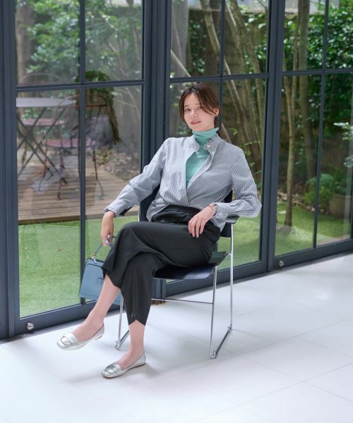 CARA O CRUZ / キャラ・オ・クルス カットソー | 洗えるタートルネックメッシュカットソー【CoC by CARA O CRUZ】 | 詳細26