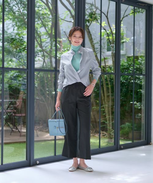 CARA O CRUZ / キャラ・オ・クルス カットソー | 洗えるタートルネックメッシュカットソー【CoC by CARA O CRUZ】 | 詳細27