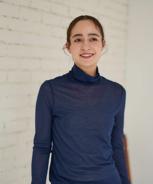 CARA O CRUZ / キャラ・オ・クルス カットソー | 洗えるタートルネックメッシュカットソー【CoC by CARA O CRUZ】 | 詳細9