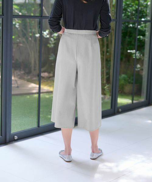 CARA O CRUZ / キャラ・オ・クルス その他パンツ | 洗える ワイドクロップドパンツ【CoC by CARA O CRUZ】 | 詳細13