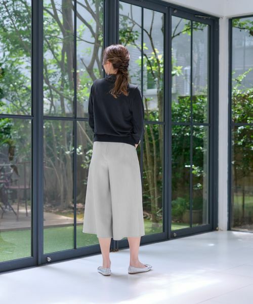 CARA O CRUZ / キャラ・オ・クルス その他パンツ | 洗える ワイドクロップドパンツ【CoC by CARA O CRUZ】 | 詳細18
