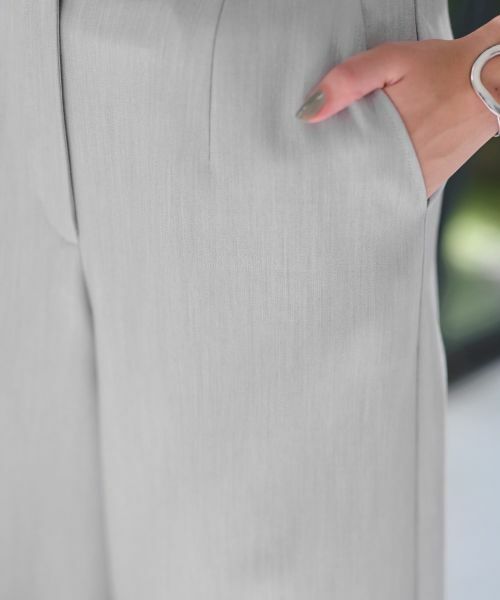 CARA O CRUZ / キャラ・オ・クルス その他パンツ | 洗える ワイドクロップドパンツ【CoC by CARA O CRUZ】 | 詳細22