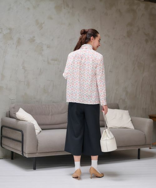 CARA O CRUZ / キャラ・オ・クルス その他パンツ | 洗える ワイドクロップドパンツ【CoC by CARA O CRUZ】 | 詳細4