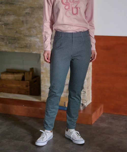 CARA O CRUZ / キャラ・オ・クルス その他パンツ | リバーシブルの洗えるミニチェックパンツ | 詳細2