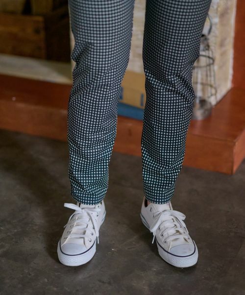 CARA O CRUZ / キャラ・オ・クルス その他パンツ | リバーシブルの洗えるミニチェックパンツ | 詳細26