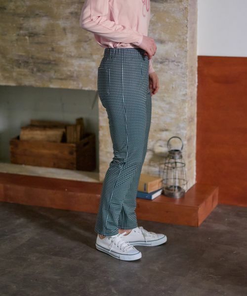 CARA O CRUZ / キャラ・オ・クルス その他パンツ | リバーシブルの洗えるミニチェックパンツ | 詳細4
