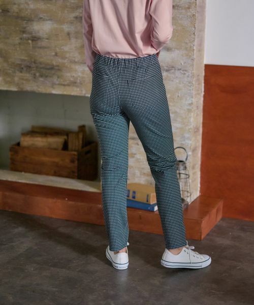 CARA O CRUZ / キャラ・オ・クルス その他パンツ | リバーシブルの洗えるミニチェックパンツ | 詳細5