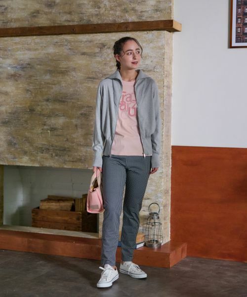 CARA O CRUZ / キャラ・オ・クルス その他パンツ | リバーシブルの洗えるミニチェックパンツ | 詳細7