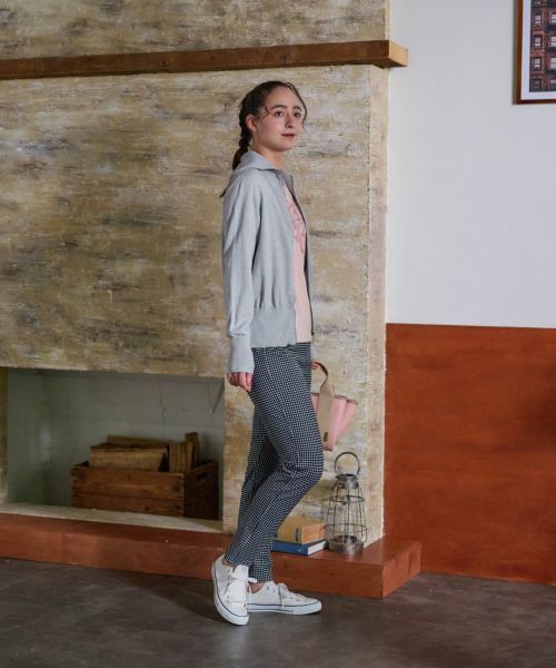 CARA O CRUZ / キャラ・オ・クルス その他パンツ | リバーシブルの洗えるミニチェックパンツ | 詳細8