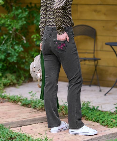 CARA O CRUZ / キャラ・オ・クルス その他パンツ | 洗える パッチワーク刺繍のジャージパンツ【セットアップ】 | 詳細2