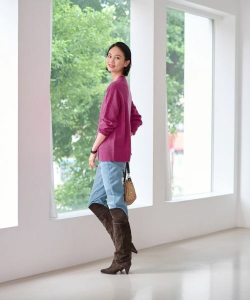 CARA O CRUZ / キャラ・オ・クルス デニムパンツ | 洗える のびのびスリムデニム【産地ナブル】 | 詳細10