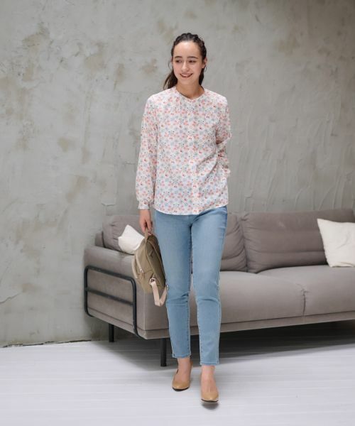 CARA O CRUZ / キャラ・オ・クルス デニムパンツ | 洗える のびのびスリムデニム【産地ナブル】 | 詳細12