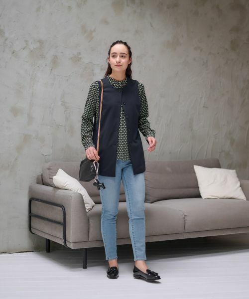 CARA O CRUZ / キャラ・オ・クルス デニムパンツ | 洗える のびのびスリムデニム【産地ナブル】 | 詳細17