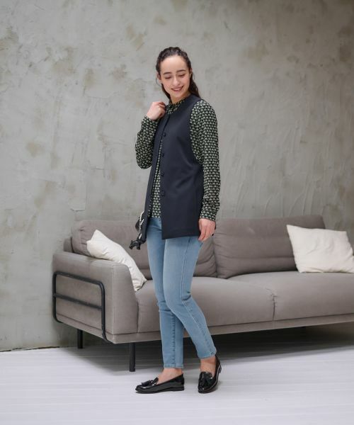 CARA O CRUZ / キャラ・オ・クルス デニムパンツ | 洗える のびのびスリムデニム【産地ナブル】 | 詳細18