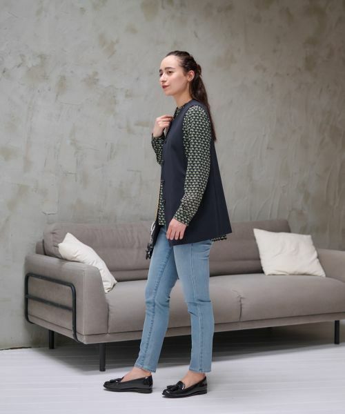 CARA O CRUZ / キャラ・オ・クルス デニムパンツ | 洗える のびのびスリムデニム【産地ナブル】 | 詳細19