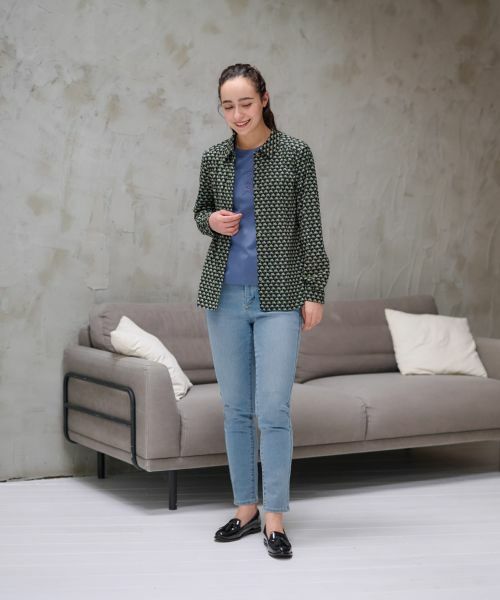 CARA O CRUZ / キャラ・オ・クルス デニムパンツ | 洗える のびのびスリムデニム【産地ナブル】 | 詳細21