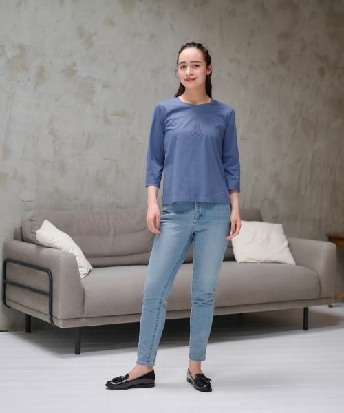 CARA O CRUZ / キャラ・オ・クルス デニムパンツ | 洗える のびのびスリムデニム【産地ナブル】 | 詳細25