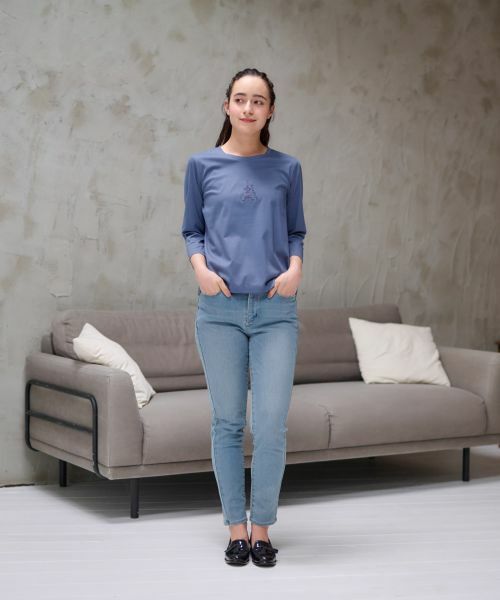 CARA O CRUZ / キャラ・オ・クルス デニムパンツ | 洗える のびのびスリムデニム【産地ナブル】 | 詳細26