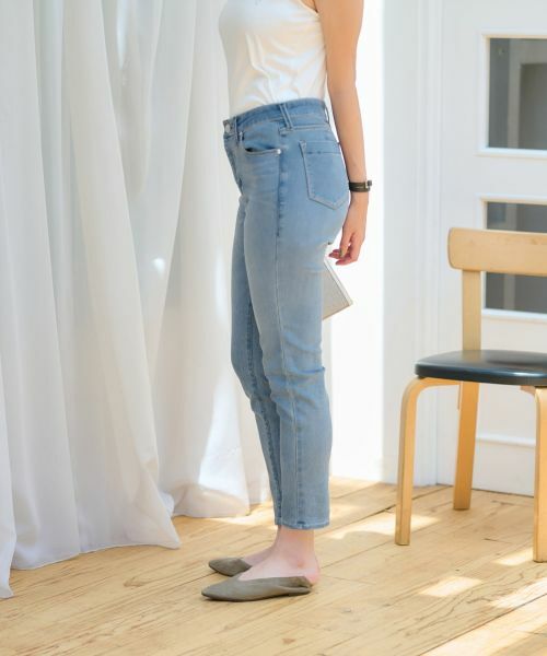 CARA O CRUZ / キャラ・オ・クルス デニムパンツ | 洗える のびのびスリムデニム【産地ナブル】 | 詳細28