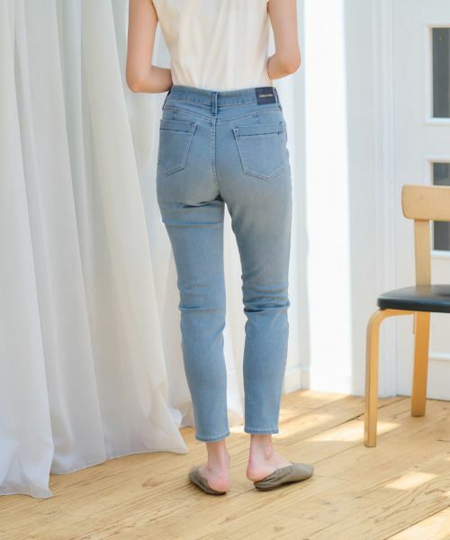 CARA O CRUZ / キャラ・オ・クルス デニムパンツ | 洗える のびのびスリムデニム【産地ナブル】 | 詳細29