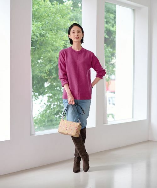 CARA O CRUZ / キャラ・オ・クルス デニムパンツ | 洗える のびのびスリムデニム【産地ナブル】 | 詳細9