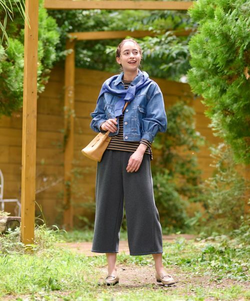 CARA O CRUZ / キャラ・オ・クルス レギンス・スパッツ | 【あったか】洗えるイージーワイドクロップドパンツ | 詳細11